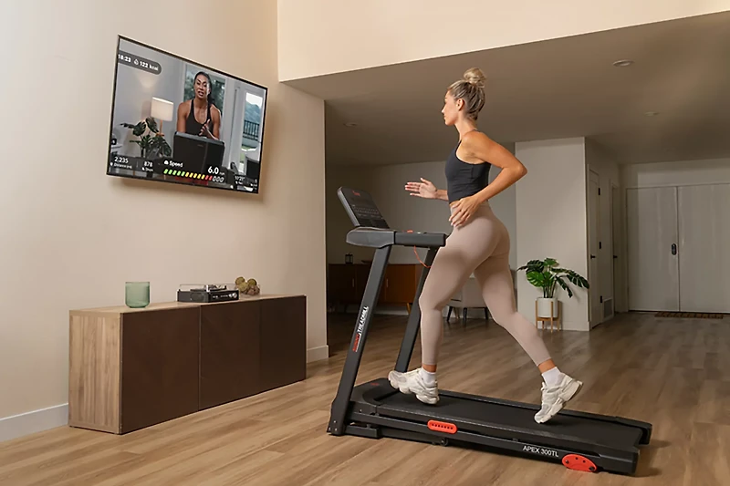 Sunny Health & Fitness APEX 300 SMART Motorized Treadmill with Bluetooth