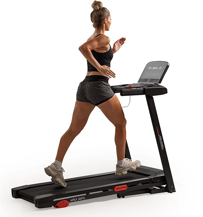 Sunny Health & Fitness APEX 300 SMART Motorized Treadmill with Bluetooth
