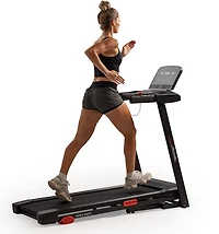 Sunny Health & Fitness APEX 300 SMART Motorized Treadmill with Bluetooth