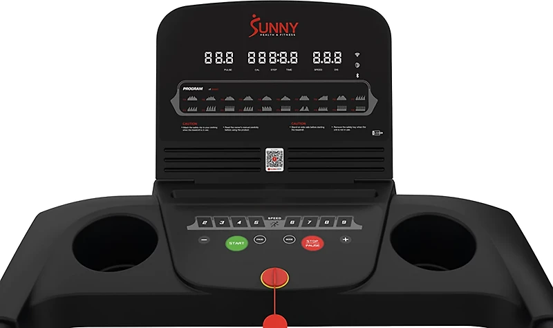 Sunny Health & Fitness APEX 300 SMART Motorized Treadmill with Bluetooth