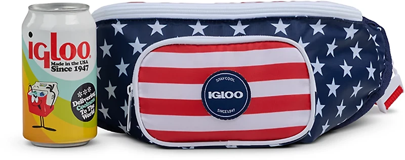Igloo Americana Flag Fanny Pack 2.5 Quart Cooler