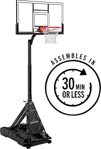 Spalding 54 in Portable Momentous Basketball Hoop