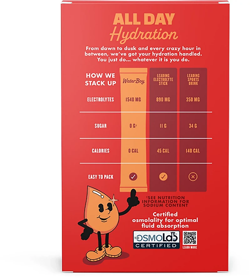 Waterboy Daily Hydration Packets 12-Pack