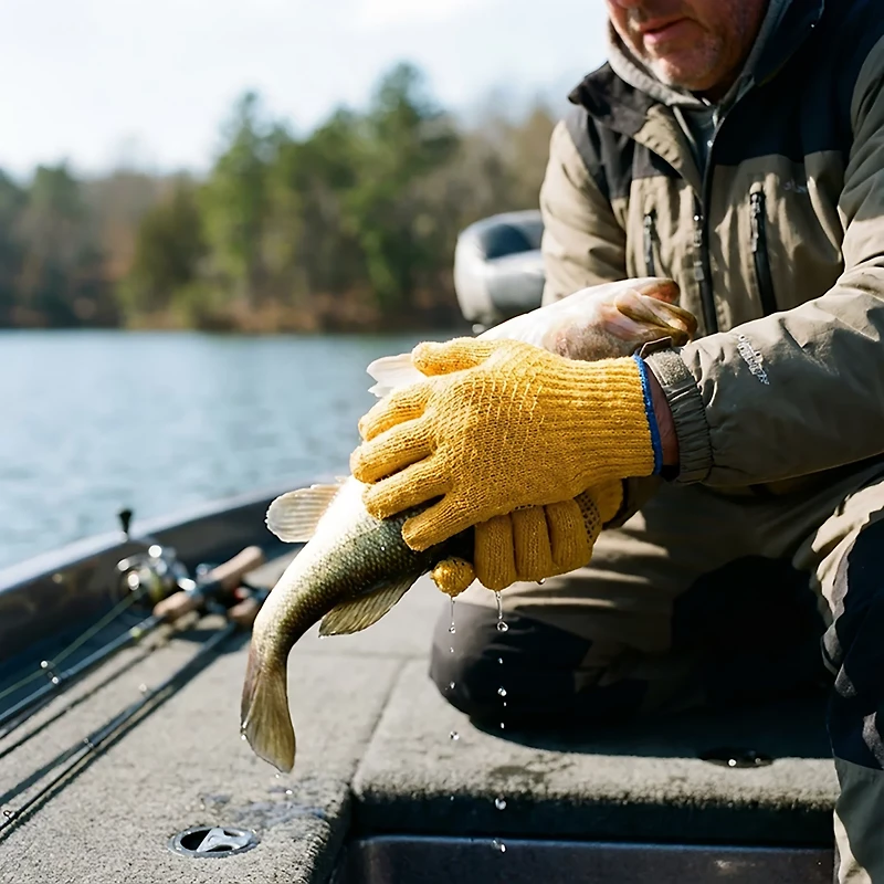 Rock Fish Double-Sided Gripper Gloves