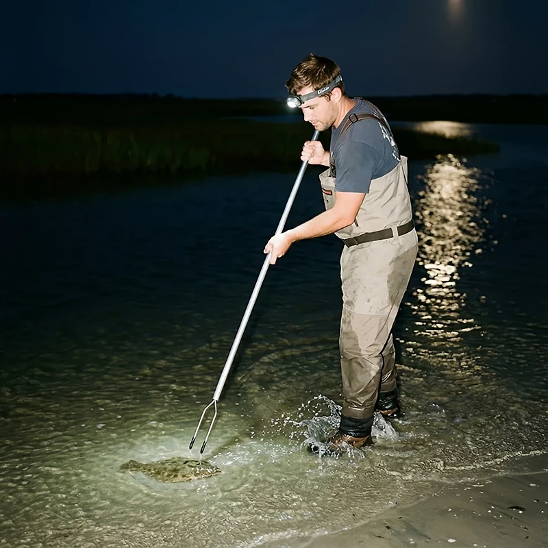 O&H Mfg. 48" Double-Pronged Aluminum Flounder Gig