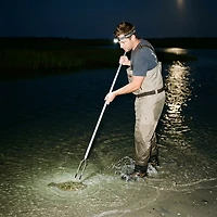 O&H Mfg. 48" Double-Pronged Aluminum Flounder Gig