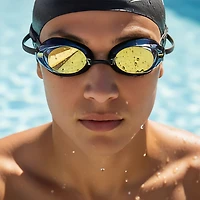 Speedo Adults' Vanquisher 2.0 Mirrored Swim Goggles