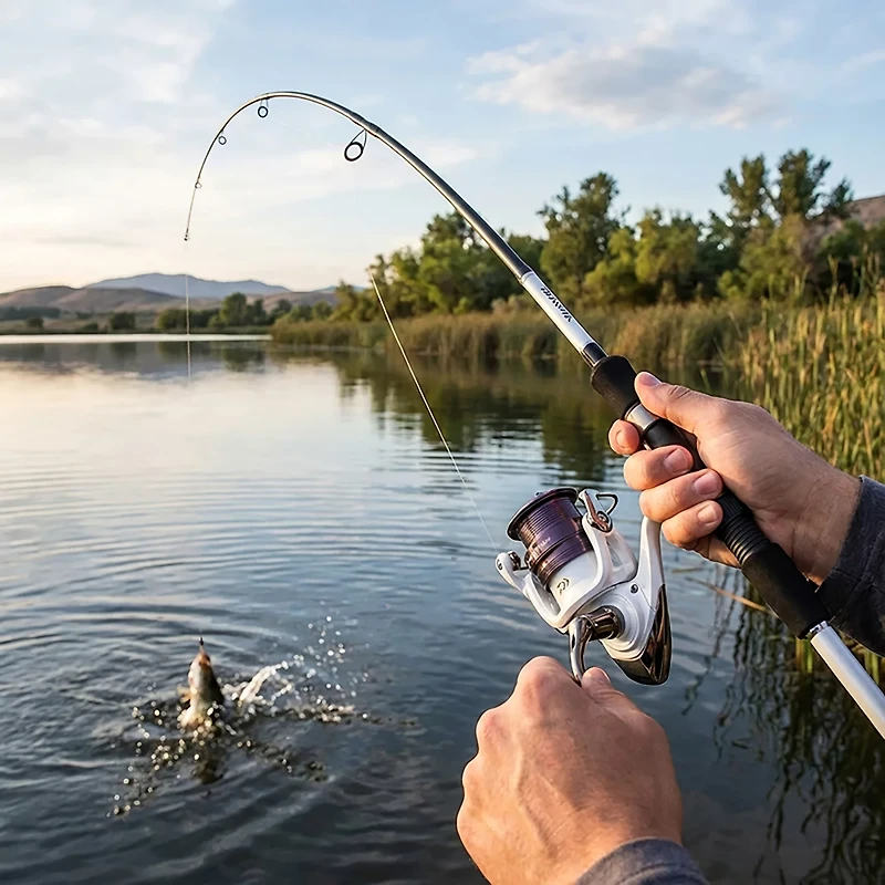 Daiwa DS-ONE 6'6" M Freshwater Spinning Rod and Reel Combo