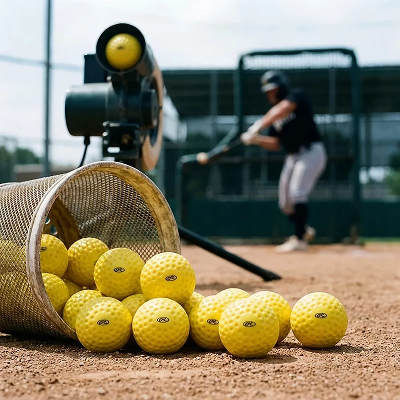 Rawlings 9 in Pitching Machine Baseballs 12-Pack