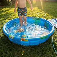 Funsicle 4.92ft x 11.4in Wondrous Ocean Round Wading Kids' Pool
