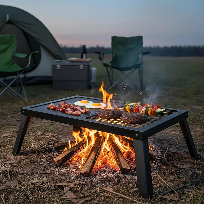 Magellan Outdoors Heavy Duty Camp Grill/Griddle
