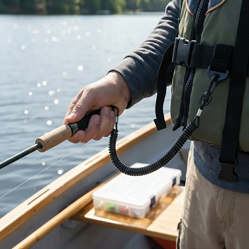 Yak-Gear Coiled Fishing Rod Leash