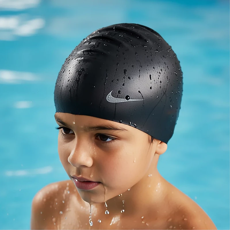 Nike Youth Solid Silicone Training Swim Cap