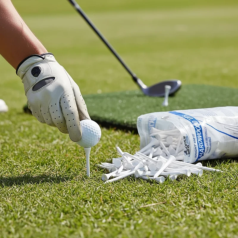 Players Gear 2-3/4 in Hardwood Tees -Pack