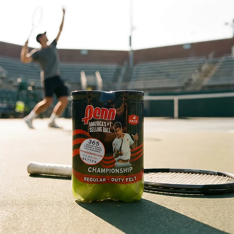 PENN Champ RD Tennis Balls 4-Pack