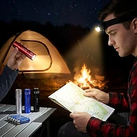 Dorcy COB Flashlight and Headlamp Combo 6-Pack