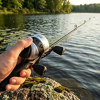 Zebco 33 6 ft M Freshwater Telecast Spincast Rod and Reel Combo