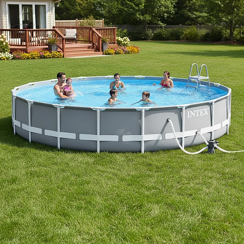 INTEX 20 ft x 52 in Prism Frame Premium Pool Set