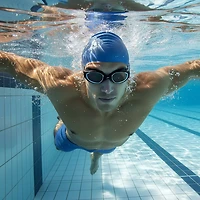 Speedo Adults' Hydro Comfort Racing and Training Swim Goggles