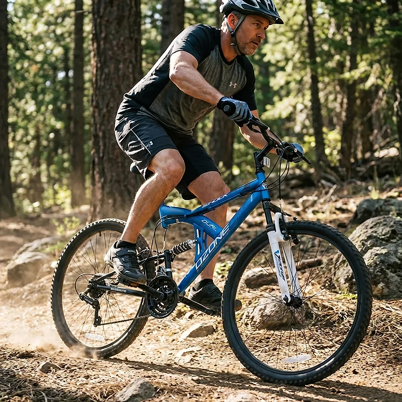 Ozone 500 Men's Shock Force 26 21-Speed Full Suspension Mountain Bike