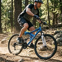 Ozone 500 Men's Shock Force 26 21-Speed Full Suspension Mountain Bike