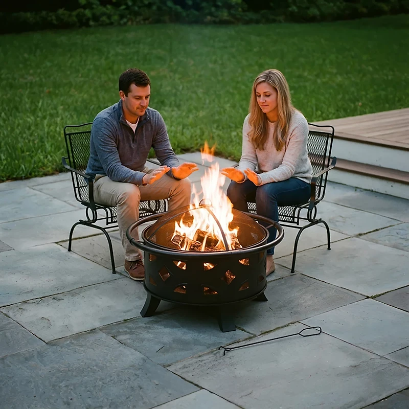 Mosaic Dwight Deep Bowl 29 in Fire Pit