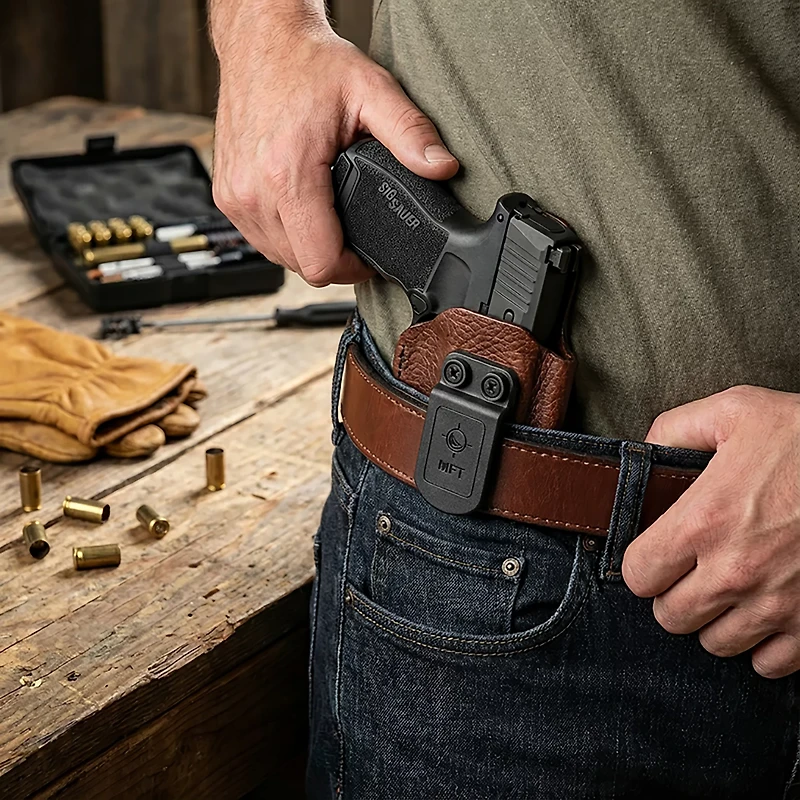 Mission First Tactical Leather Hybrid Sig Sauer P365 IWB Holster