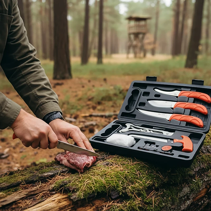 Outdoor Edge Jaeger Pak 8-Piece Processing Kit