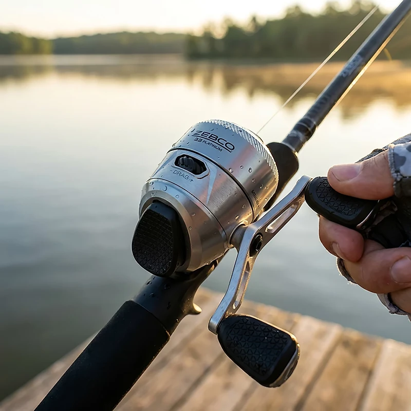 Zebco 33 Platinum Spincast Reel