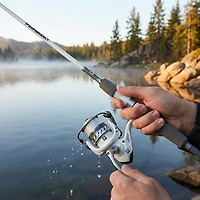ProFISHiency White Spinning Rod and Reel Combo