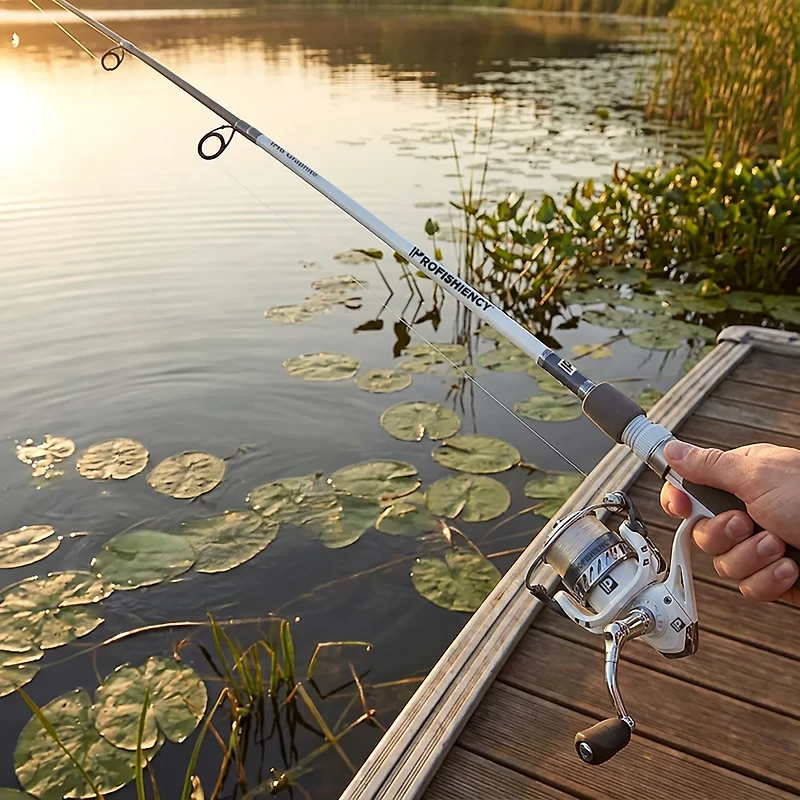 ProFISHiency White Spinning Rod and Reel Combo