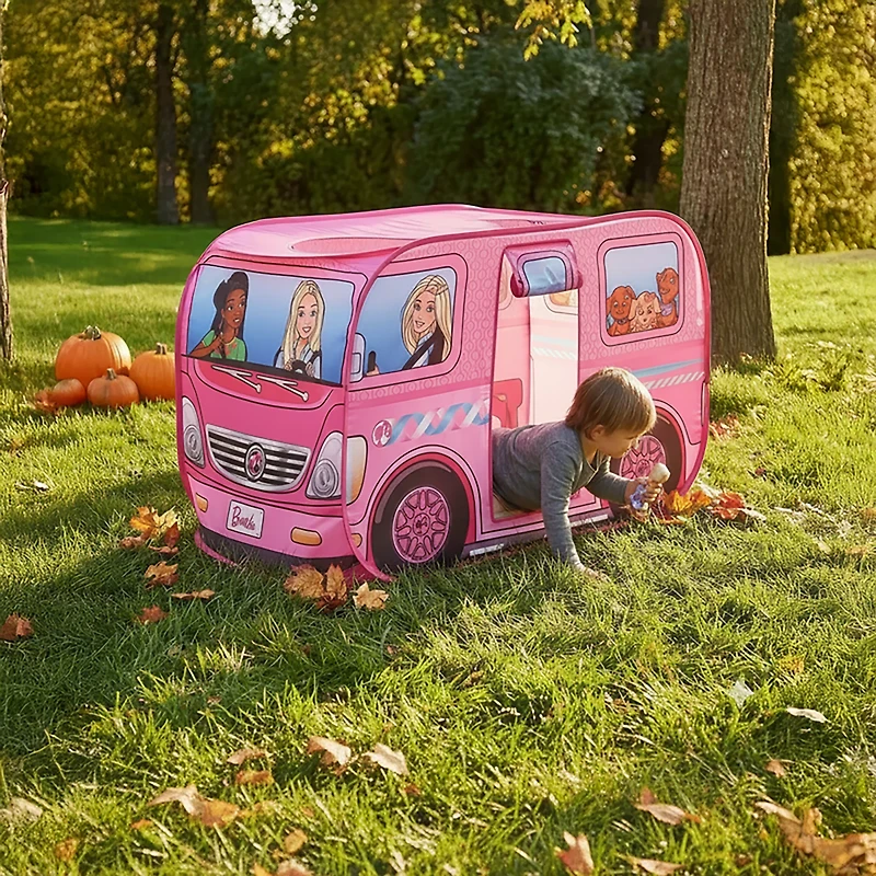 Sunny Days Barbie Dream Camper Pop-Up Play Tent