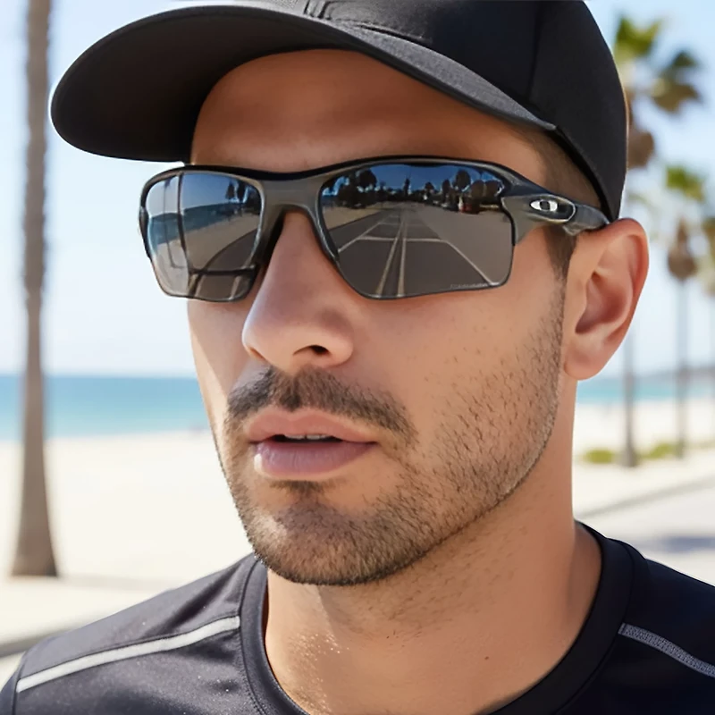 Oakley Flak 2.0 XL Steel Prizm Black Polarized Sunglasses