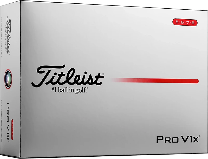 Titleist 2025 ProV1x High Number Golf Balls 12-Pack