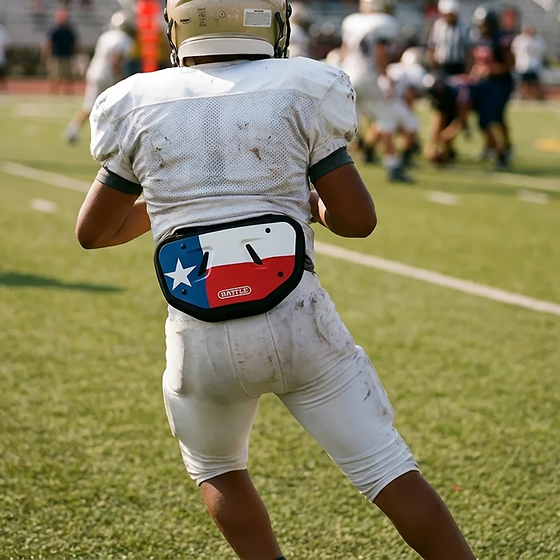 Battle Youth FB Chrome Texas Flag Back Plate