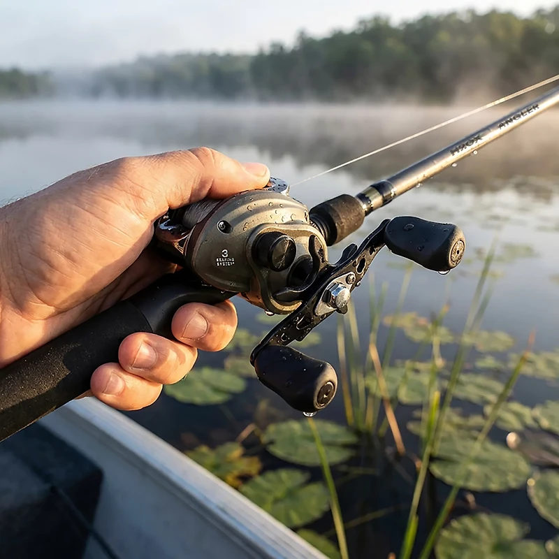 H2OX 6 foot 6 inch Angler Baitcast Combo