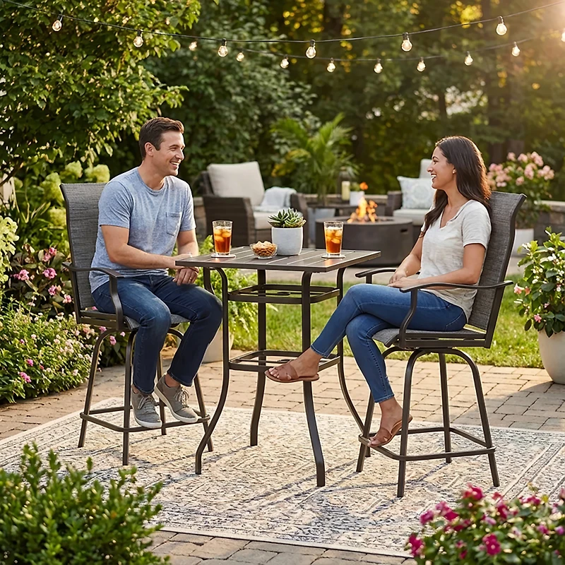 Mosaic 3-Piece Sling Bistro Set