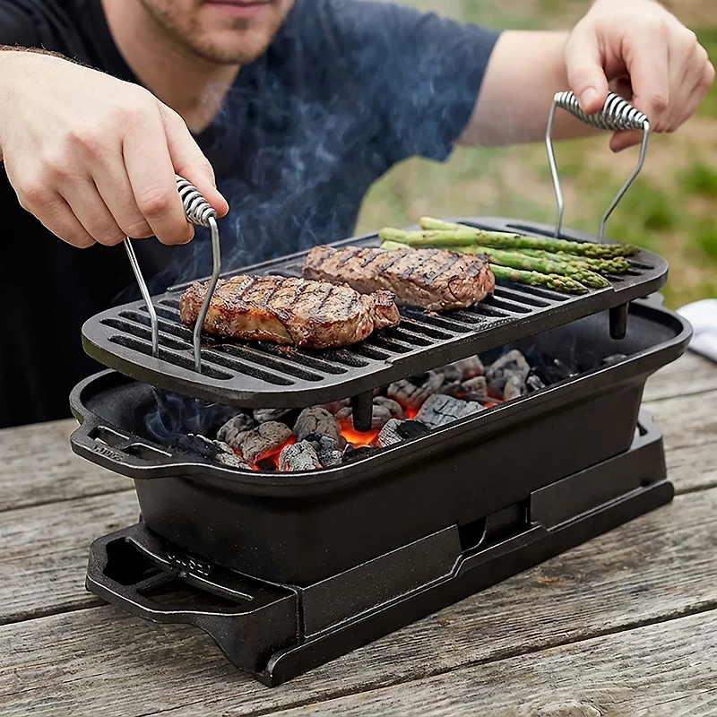 Lodge Sportsman's Pro Cast Iron Grill
