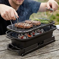 Lodge Sportsman's Pro Cast Iron Grill