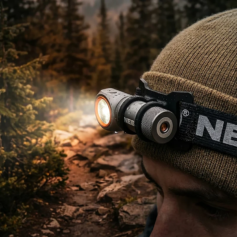 NEBO Einstein 600 Lumen Cap Rechargeable Headlamp and Pocket Light