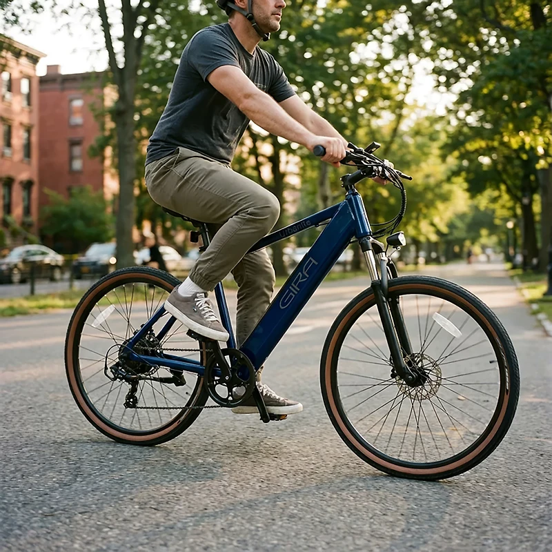 Ozone 500 Adults' Gira 26 in Urbanite Electric Bike