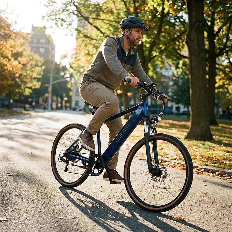 Ozone 500 Adults' Gira 26 in Urbanite Electric Bike