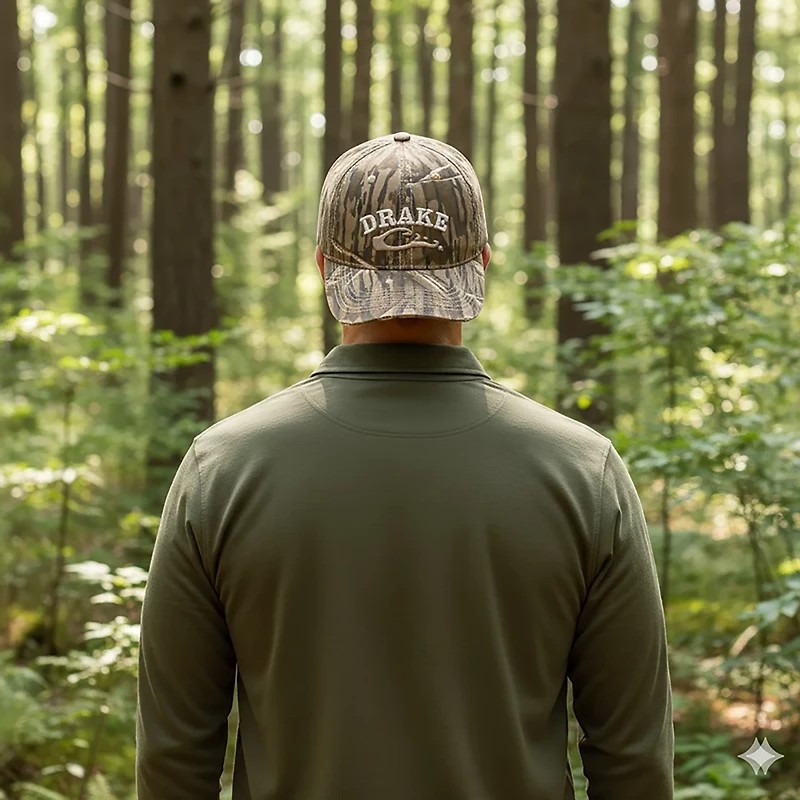 Drake Men's Distressed 6-Panel Ball Cap