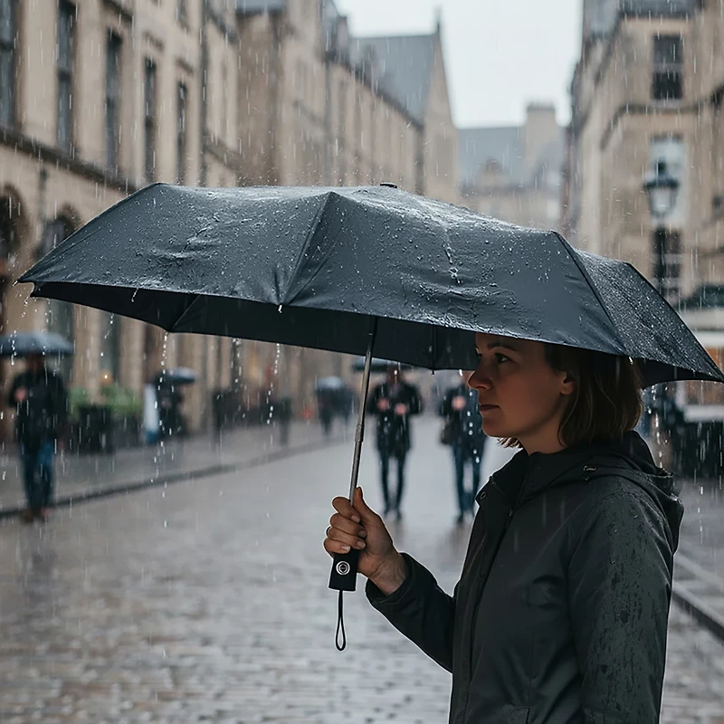 Totes Compact AOC Jumbo Canopy 55 in Umbrella