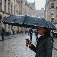 Totes Compact AOC Jumbo Canopy 55 in Umbrella