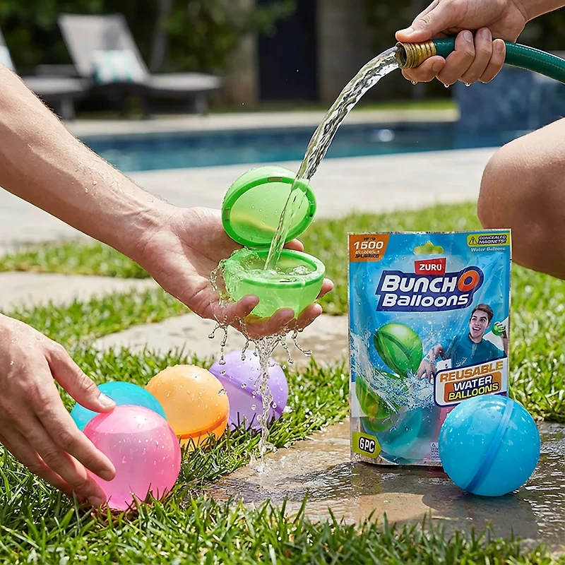 ZURU Reusable Water Balloons 6-Pack