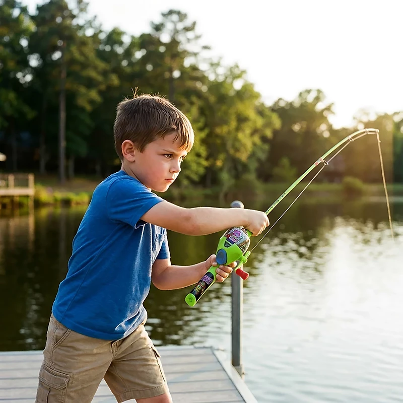 Kid Casters Youth Teenage Mutant Ninja Turtles Spincast Rod and Reel Combo