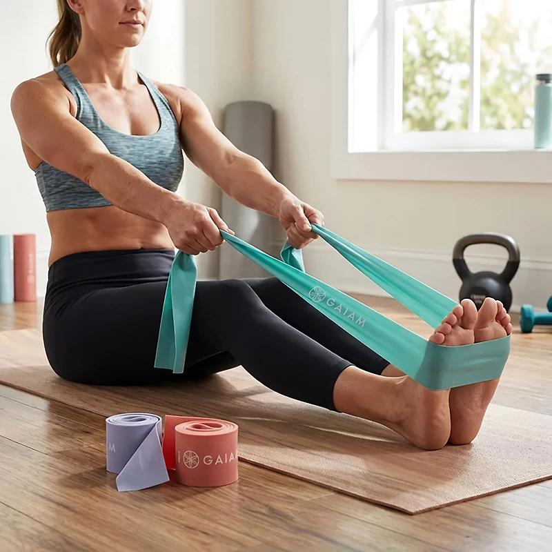 Gaiam Flat Resistance Bands 3-Pack