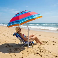 Rio 6.5 ft Umbrella with Integrated Sand Anchor