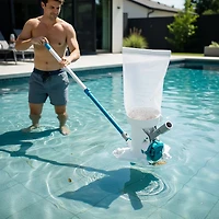 Kokido Telsa PWRBLADE 40 Large Volume Rechargeable Pool Vacuum with Bag